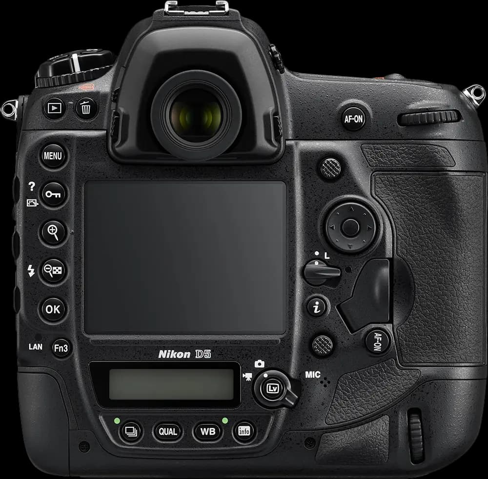 Nikon D5 - Rear View